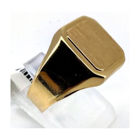 Anillo anillo sello de oro 18k talla 27 2
